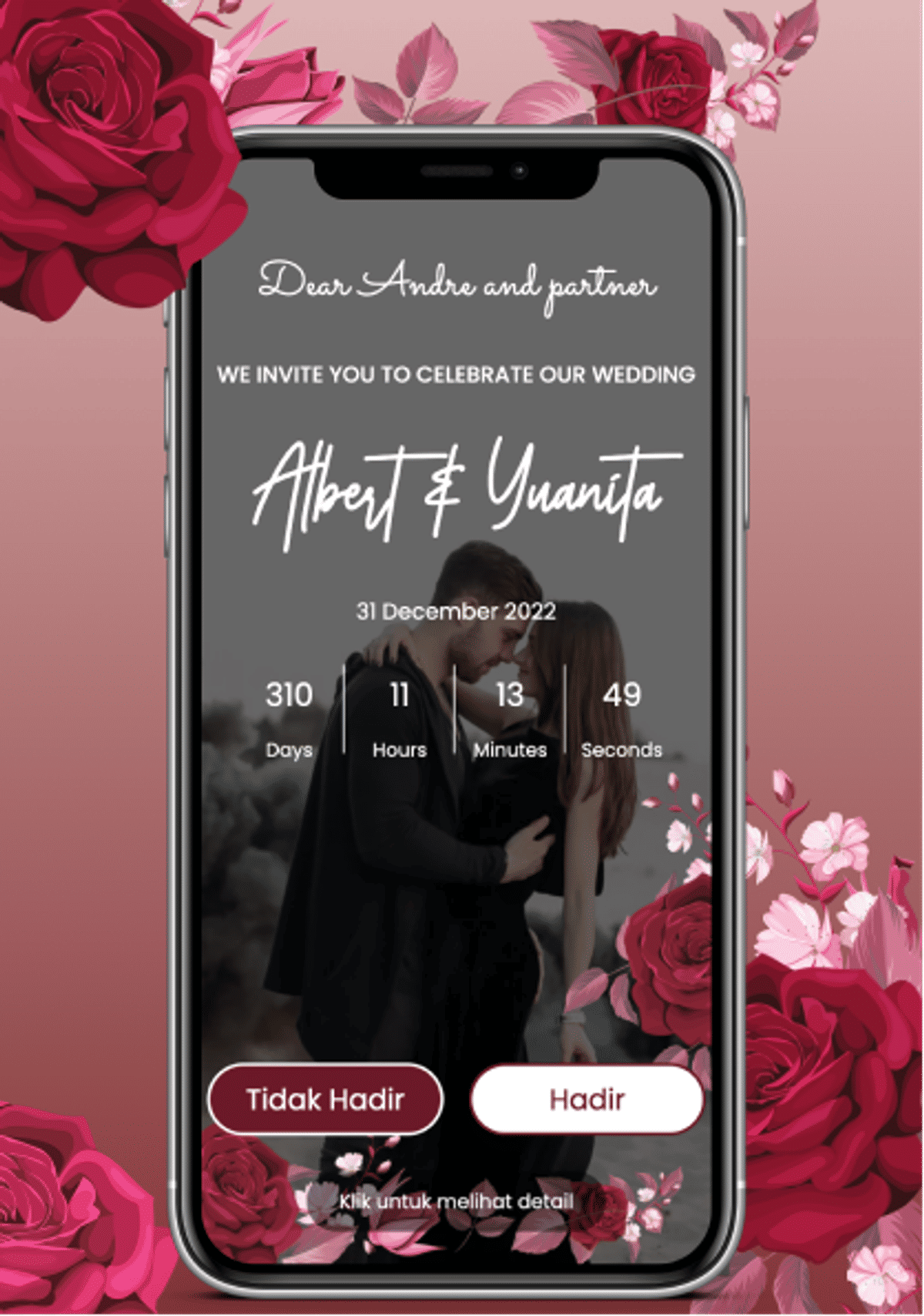 Theme Burgundy Rose